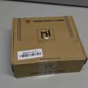 Mega Handles SUANA Entrance Combo, Door Knob and Cylinder Deadbolt and Key Combo, Heavy Duty Locking Door Knobs for Left or Right-Handed Doors  Satin Brass (1 Pack)