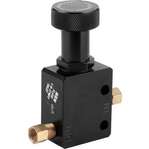 Brake Proportioning Valve, Aluminium Alloy Universal Brake Proportional Valve Adjustable In Line Disc Drum Brakes 150PSI1200PSI Pressure Range, Universal Fit For Car Modification