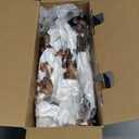 blunique Heated Blanket Throw Blanket - Fast Heating Electric Blanket, Soft Flannel Heated Throw with 10 Time Settings, 10 Heating Settings, Warm Gifts for Women & Mom & Grandma(50"x60"Brown Highland)