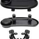 Attachable Tray for Strollers  Universal Snack Tray with Phone and Cup/Bottle Holder | Lightweight, Durable, and Easy-to-Attach Stroller Accessory