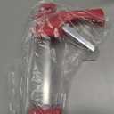 Cambom Clear Cookie Press Gun Kit with 16 Discs and 6 Icing Tips for DIY Biscuit Maker and Decoration Red