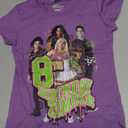 Disney Girl's Birthday Group 8 T-Shirt, Pur Berry, Small