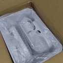 Bathroom Trash Cans with Lid 2 Pack 2.2 Gallon Touchless Automatic Motion Sensor Small Slim Garbage Can, Smart Electric Narrow Garbage Bin for Bedroom Office Kitchen (White)