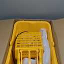 Commercial Mop Bucket with Side Press Wringer on Wheels, Including One Commercial Mop, 35 Quart, Yellow