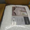 Madison Park Tufted Chenille Cotton Comforter, All Season Bedding Set, Matching Shams, Viola, Damask Off White Full/Queen(90"x90") 3 Piece
