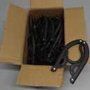 30 Pcs Travel Hangers Portable Foldable Travel Hanger Organizer, Plastic Cruise Essentials Clothes Drying Rack Folding Hangers for Camping Flying RV Europe Vacation Essentials Suitcase, Black