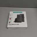 3 x SUANPOT for Samsung Galaxy A35 5G Wallet case with RFID Blocking Credit Card Holder,Flip Book PU Leather Protective Cover Women Men for Samsung A35 Phone case Rose Gold