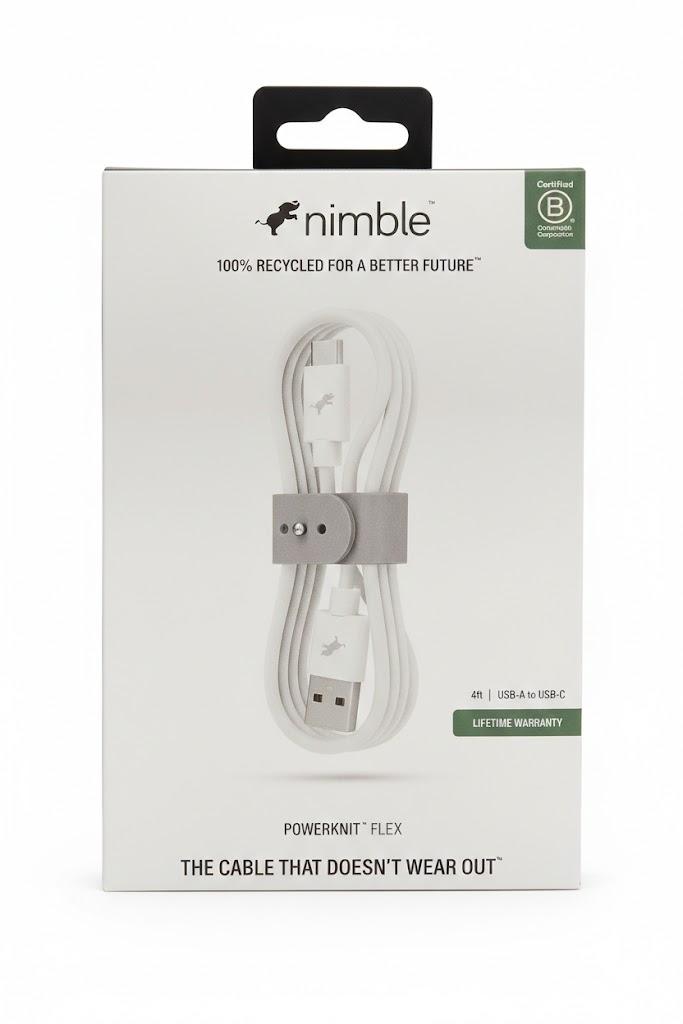NIMBLE POWERKNIT 4FT USB-A TO USB-C
