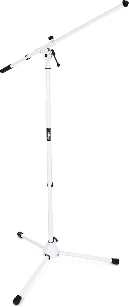 On-Stage MS7801W Telescoping Microphone Boom Stand, White