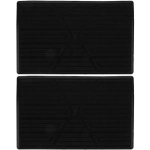 PartyKindom 2pcs Durable Car Floor Carpet Protector Patch Anti-Slip Rubber Pedal Foot Pads for Automotive Carpet Repair Versatile Design for Enhanced Protection