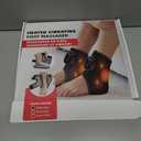 2PCS Cordless Foot Massager for Neuropathy, Foot and Ankle Massager for Pain Relief, 3000mAh Rechargeable Ankle Heating Pad with Massage for Circulation, Gray