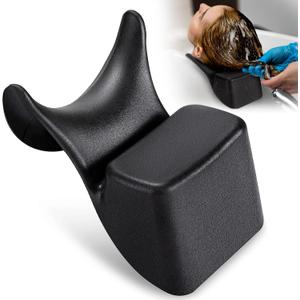 Noverlife Shampoo Bowl Neck Rest, Comfortable Hair Salon Rubber Cushion Shampoo Sink Gel Neck Pad, Professional Hair Washing Pillow Support for Home Salon, Beauty Salons, Barbershop, SPA