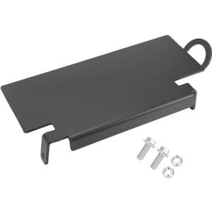 Mower Chute Blocker Plate Compatible with Exmark Lazer Z 48" 52" 60" Zero Turn Mower 2011+, Advanced Chute System Swivel Mulch Kit & Rock Guard Shield, Black