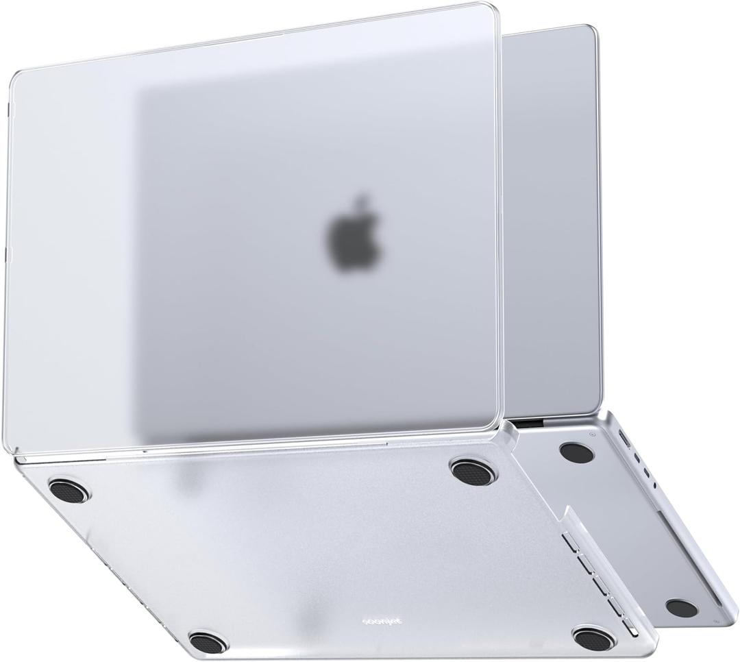 for MacBook Pro 16 inch Case M4 2025 2024-2021 M3 M2 M1 Pro/Max [Same as Bare MacBook] Protective Hard Case Laptop Cover - Matte Clear