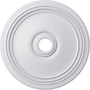Ekena Millwork CM24DI Diane Ceiling Medallion, 24"OD x 3 5/8"ID x 1 1/4"P (Fits Canopies up to 6 1/4"), Factory Primed