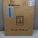 upsimples 18x24 Picture Frame, Display Pictures 16x20 with Mat or 18 x 24 Without, Wall Hanging Poster Frames, Gold, 1 Pack