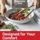 Boxiki Kitchen Tongs for Cooking with Wooden Tips - Wooden Tongs Ideal for BBQ, Salad, Toaster, Bread & Pickles - Made of Natural Olive Wood, Size 12 Inch