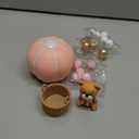 LaVenty Pink Hot Air Balloons Cake Decoration Bear Cake Decoration Baby Bear Baby Shower Cake Topper Baby Shower Birthday Cake Decoration