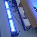 GLOWRIUM Saltwater Aquarium Light, Smart Reef Coral Fish Tank Light with Bluetooth + WiFi Dual Control App, DIY Spectrum, Brightness Adjustable, Anti-Drop, Real Time Water Temperature Sensor(30-36 in)