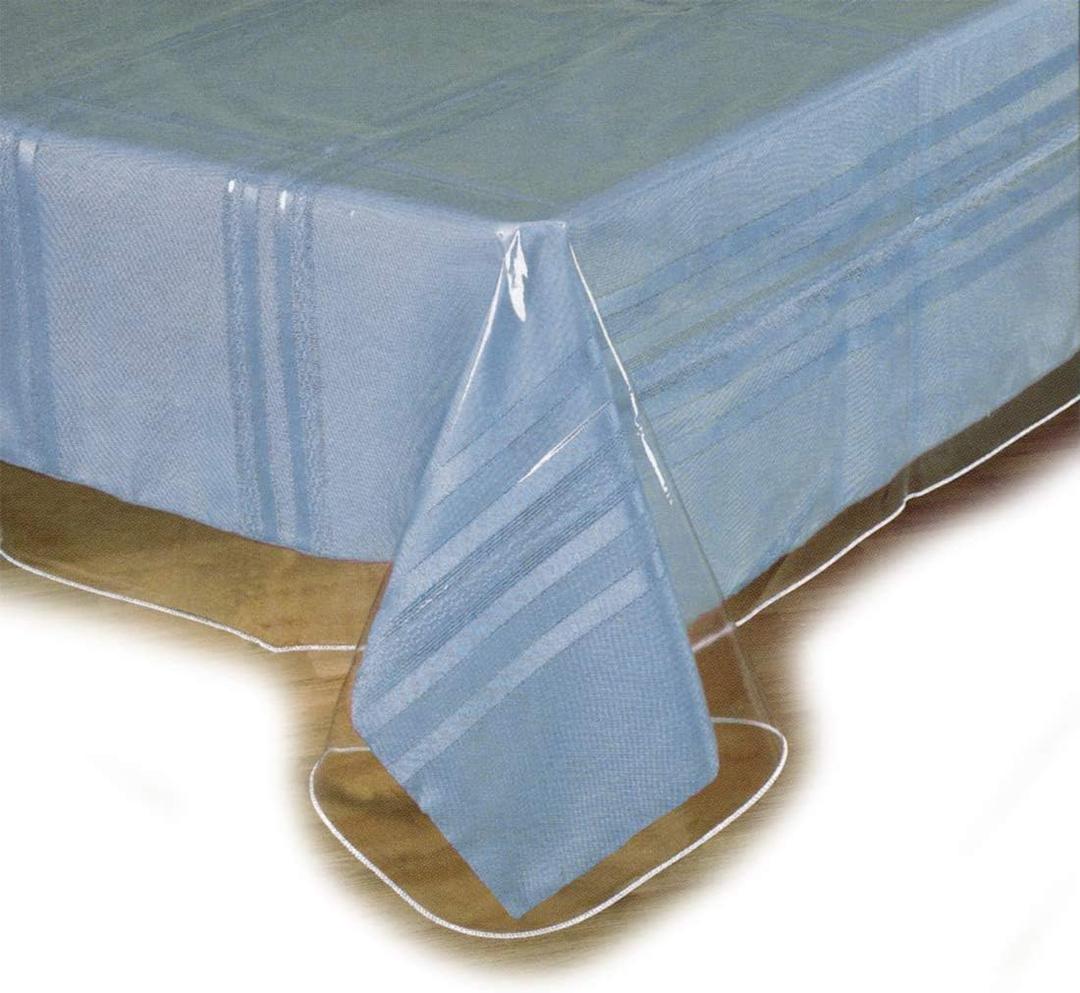 SOFINNI Clear Plastic Tablecloth Protector, Table Cloth Vinyl (54" x 72")