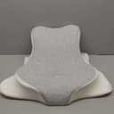 WOGAHEV Reading Pillow for Bed, Lying, Leaning and Prone, Ergonomic Memory Foam Bed Wedge Pillow for Headboard, Chin & Back Support Pillows on Bedrest Couch Floor Grey