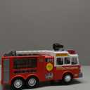 JOYIN LED Fire Truck Toy for Toddlers - LED Projections & Sirens, Bump and Go Fire Engine Trucks with Mode Switch & Volume Control, Boys&Girls Firetruck, Kids Birthday