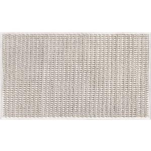 Artoid Mode Beige and Grey Machine Washable Non Slip Doormat,Soft Absorbent and Stain Resistant Kitchen Rugs for Sink Hallway Bathroom and Laundry 17x29 Inch