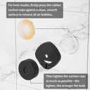 KEGII Corner Shower Caddy Suction Cup, Corner Shower Shelves with Soap Holder, No Drilling Suction Cup Bathroom Organizer with Hooks, Removable Bathroom Storage Rack, 3 Pack - Black