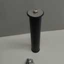 Umbrella Pole Replacement Umbrella Mount, Metal Deck Umbrella Holder Outdoor, Universal Umbrella Replacement Parts Tube Bracket, Heavy-Duty Umbrella Base Holder Tube Bracket for Balcony Pool (Black)