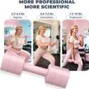Ragebby Adjustable Dumbbell Set of 2, 2.2-10LB Adjustable Weight Set, Anti-slip Handle, 3 in 1 Free Weights Dumbbells Set for women at home, 2.2lb, 3.6lb, 5lb, for Home, Office, Gym Exercise Training