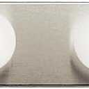 Kichler 48" Linear Bathroom Light Fixture, 8-Light Vanity for Bathroom in Brushed Nickel, 628NI, (48" W x 4.25" H x 2" D)