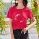 Christmas Shirts for Women Merry Christmas Tshirt Xmas Graphic Print Tee Tops Blouse Gifts (XXL)