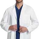Cherokee Mens Lab Coat 30" Men's Consultation Coat Durable, Mechanical Stretch - CK401 M