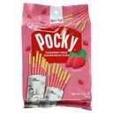 Glico Pocky, Strawberry Cream Covered Biscuit Sticks (9 Individual Bags), 3.81 oz (EXP 08/11/26)