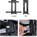 Sports Foldable Alloy Bicycle Stand Bike Floor Parking Rack Steady Wheel Holder Fit 20"-29" BikesIndoor Home Garage Cycling Storage Organizer Cycle Tires Rack Holder for Mountain and Road Bike