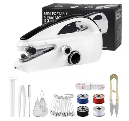 Handheld Sewing Machine, Portable, Mini Sewing Machine, Easy to Use, Fast Sewing Speed, Suitable for Sewing Clothes, Fabric, DIY Home Machine for Beginners