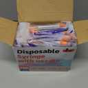 1ml Syringe 31G 5/16" (8mm), U-100 Lab Supplies, Individually Wrapped Pack of 100