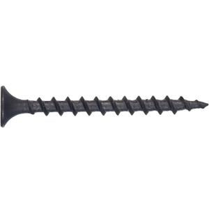 40870 Coarse Thread 6 x 1-Inch Drywall Screw with Phillips Drive , black