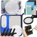 Card Care Clean Kit,17-in-1 Card Cleaning and Polishing Restoration Kit, Trading Card Cleaning Kit with Fixing Jig and EVA Shaping Foam, Suitable for PSA Rated Card Care