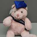 Tezituor Graduation Teddy Bear Stuffed Animals Plush, 18inch Large Stuffed Bear Plush with Graduation Hat, Cute Pink Teddy Bear Gift for Friend, Relatives, Kids