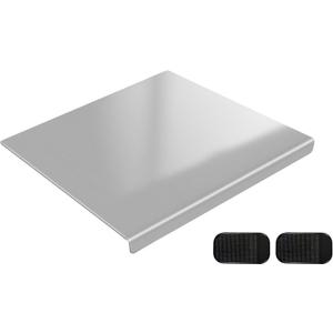 Stainless Steel Cutting Board with 2 Pack Non-Slip Mats, Yoposeo Heavy Duty Baking Cutting Chopping Boards for Kitchen, Meat, Fruits, Vegetables, Bread and Baking (19.7" X 15.7"/ 50 X 40cm)