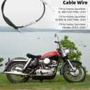 55" Clutch Cable Fit for Harley Sportster XL 883 1200 XL883 XL1200 1986-2013 Harley Sportster Models 2004-2020