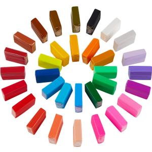 CiaraQ Polymer Clay Kit, Mini Modeling Clay Set for Kids/Beginners/Artist, 32 Colors