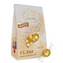 Lindt LINDOR White Chocolate Candy Truffles, White Chocolate Candy with Smooth, Melting Truffle Center, 15.2 oz. Bag (EXP 10/31/26)
