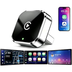 Wireless CarPlay Adapter, 2026 Upgraded Wired to Wireless CarPlay