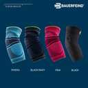 Bauerfeind Sports Elbow Support - Elbow Brace for Pain Relief and Support - Pads for Enhanced Comfort - Targeted Compression - Lightweight & Durable - Black/Navy, Medium