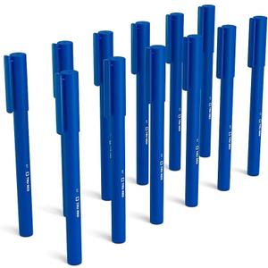 TRU RED Staples Quick Dry Gel Pen, Medium Point, 0.7mm, Blue, 24/Carton (TR54481VS)