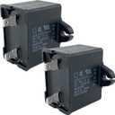 2-Pack JSU21X126AQC Run Capacitors - Compatible with GE Refrigerators - Replaces WR55X24064, WR55X20800, and More