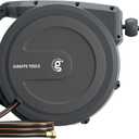 Giraffe Tools AW30 Wall Mounted 1/2" x 100 ft Garden Hose Reel, Retractable Water Hose Reel, Automatic Rewind & Lock at Any Length