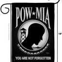 4th Of July American Flag For Independence Day POW MIA Wall Hanging Decor Home Cemetery Decoration For Grave Yard Sign Memorial Veterans Day USA Poster Door Canvas Tapestry Gifts For Dad